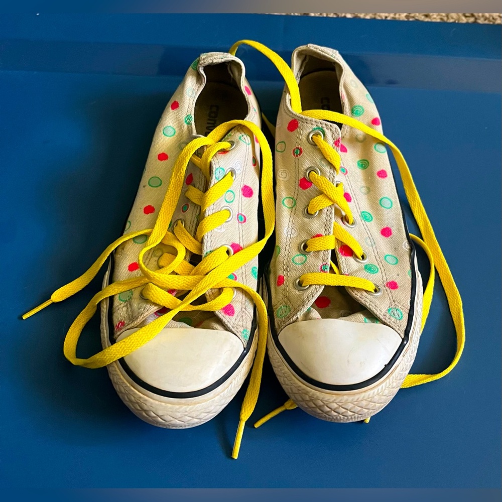 Converse Colorful Polka Dot Kids Sneakers